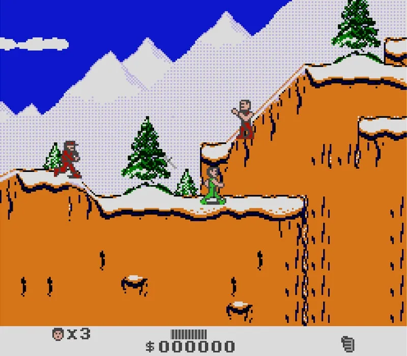 Cliffhanger NES-Spiel