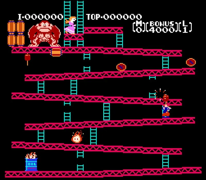 Donkey Kong NES-Spiel