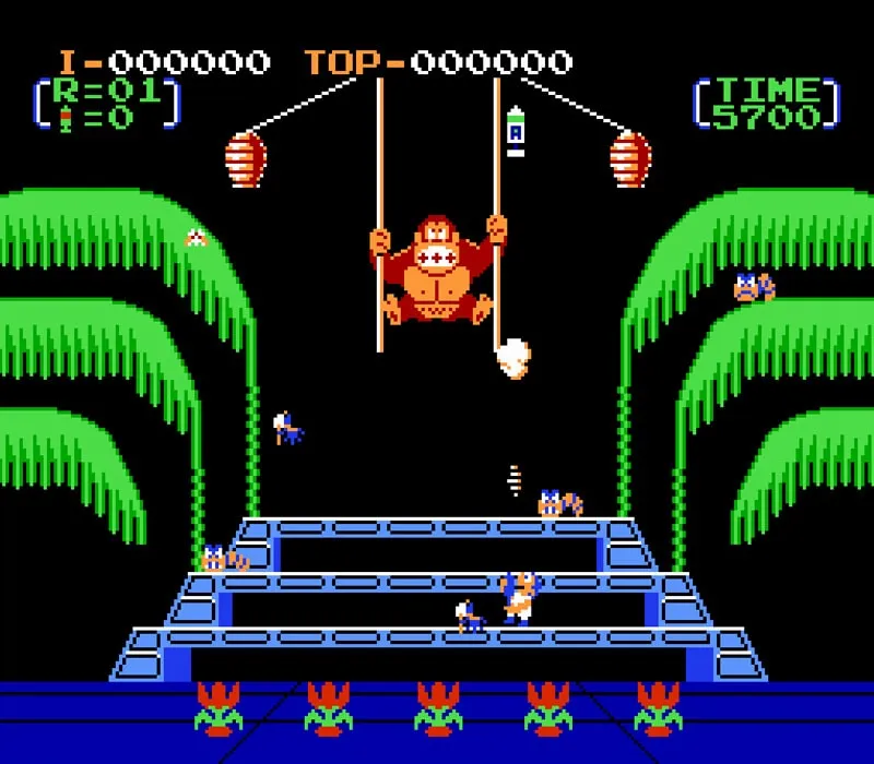 Donkey Kong 3 NES-Spiel