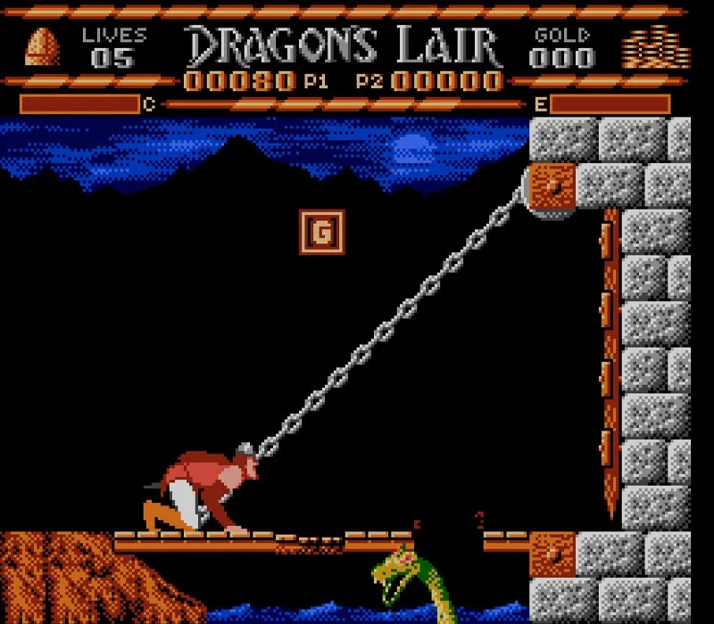 Dragon's Lair NES-Spiel