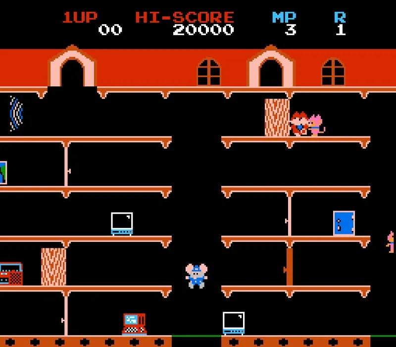 Mappy NES-Spiel