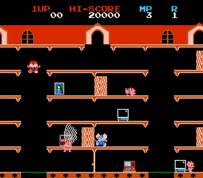 Mappy NES-Spiel