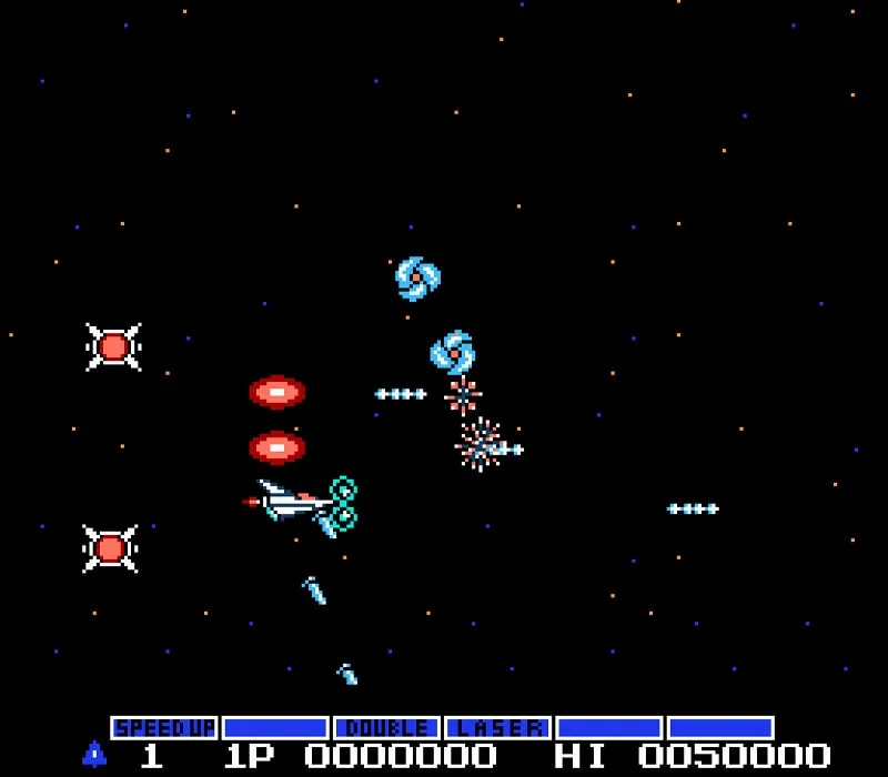 Gradius NES-Spiel