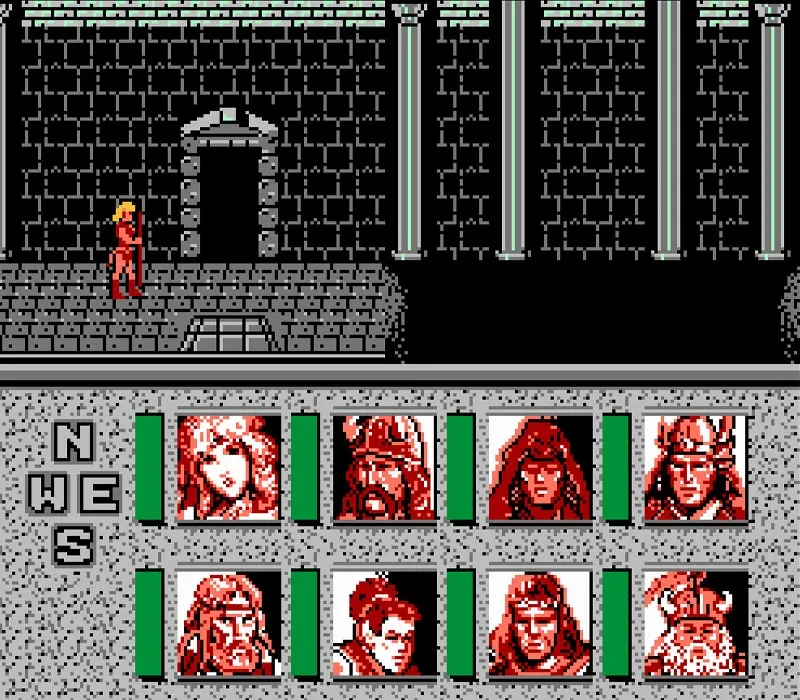 Heroes of the Lance NES-Spiel