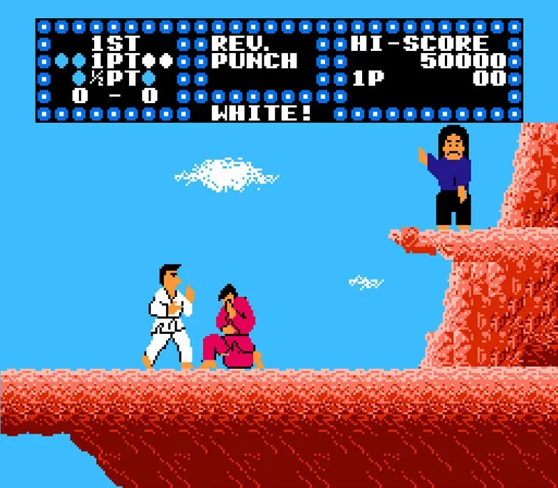 Karate Champ NES-Spiel