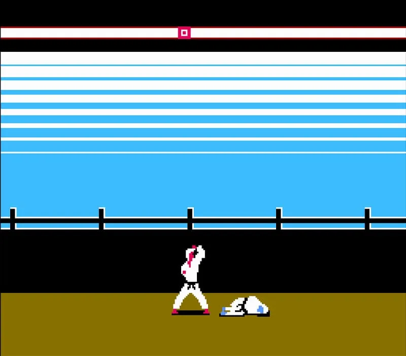 Karateka NES-Spiel