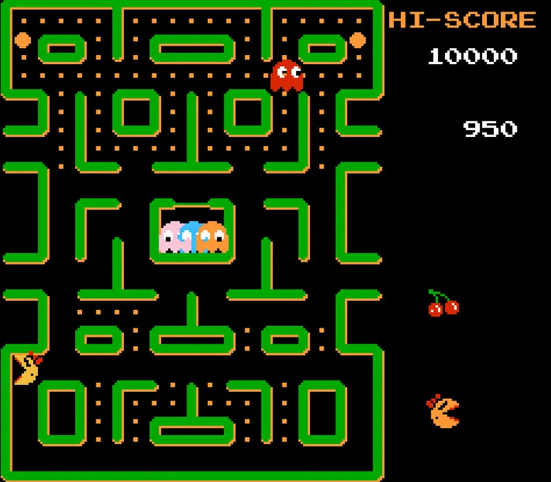 Ms. Pac-Man NES-Spiel