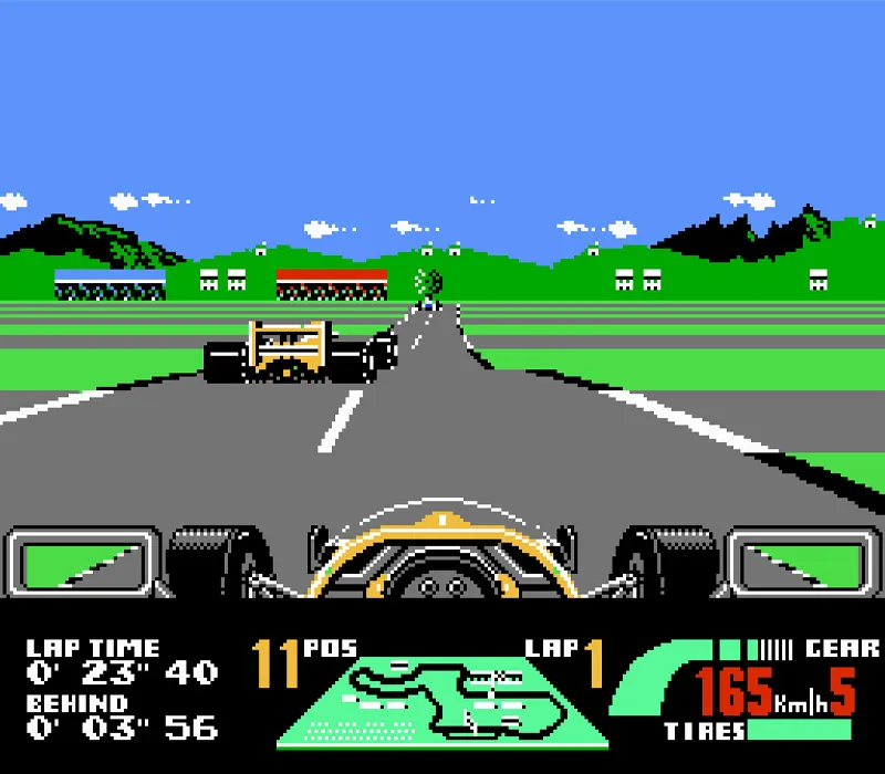 Nigel Mansell's World Championship Challenge NES-Spiel