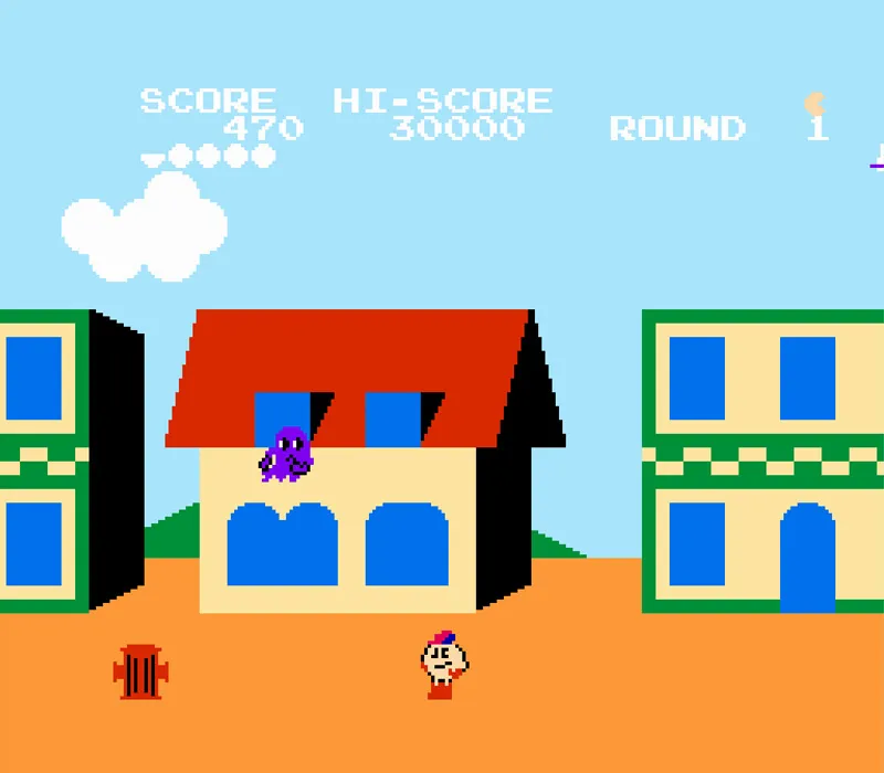 Pac-Land NES-Spiel