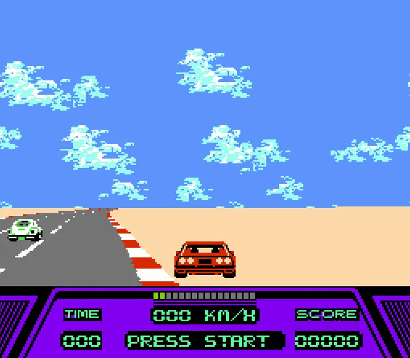 Rad Racer NES-Spiel