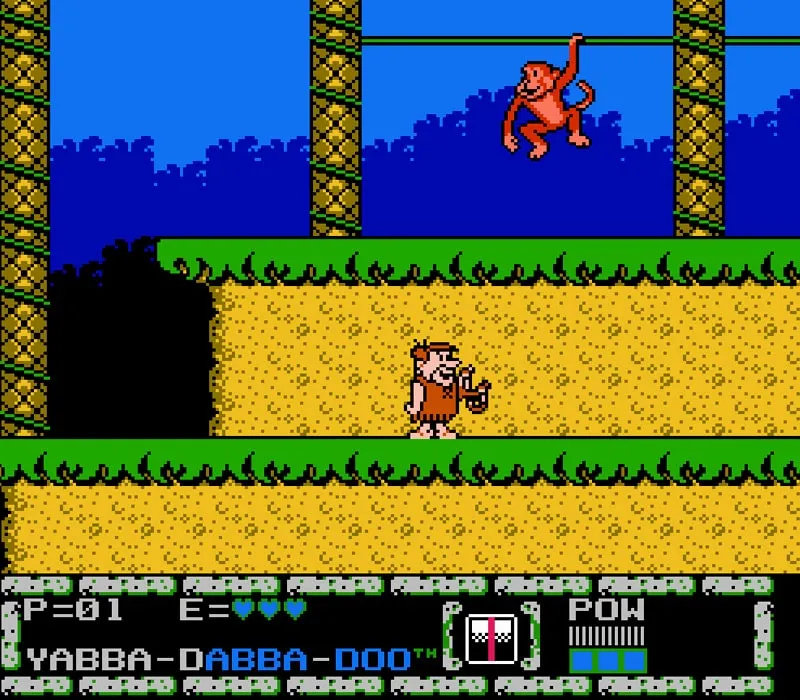 The Flintstones: The Surprise at Dinosaur Peak! Juego NES