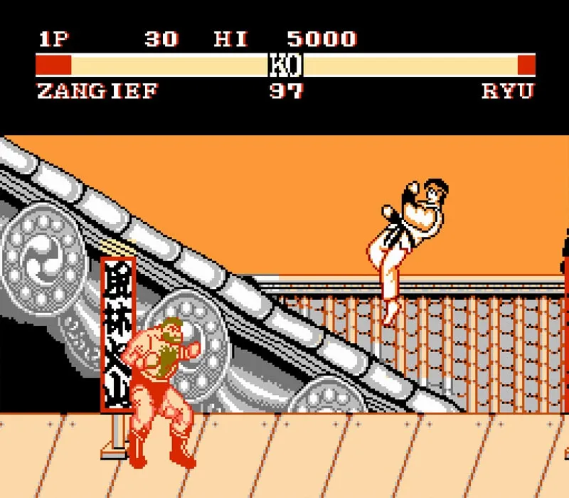 Street Fighter 2: The World Warrior Juego NES