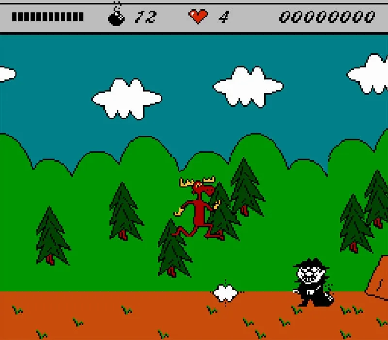 The Adventures of Rocky and Bullwinkle and Friends Juego NES