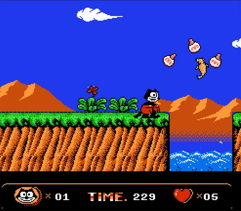 Felix the Cat by Dragon Co. Juego NES