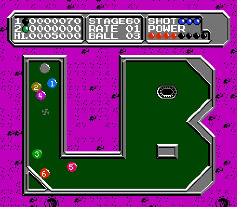 Lunar Pool Juego NES