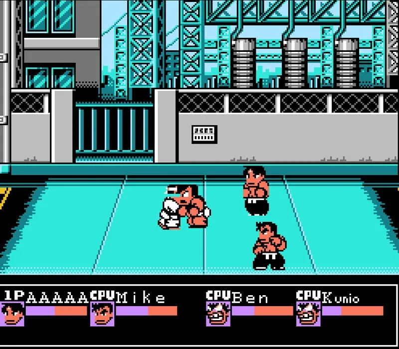 Nekketsu Kakutou Densetsu Jeu NES