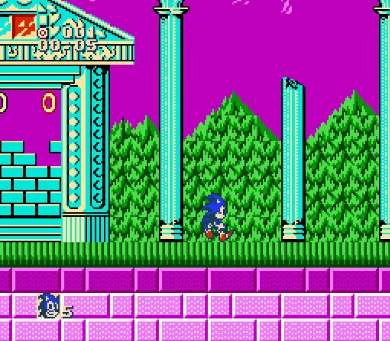 Sonic The Hedgehog Jeu NES