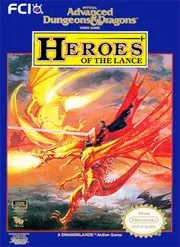 Heroes of the Lance Jeu NES