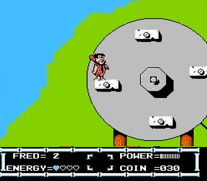 The Flintstones: The Rescue of Dino & Hoppy Gioco NES