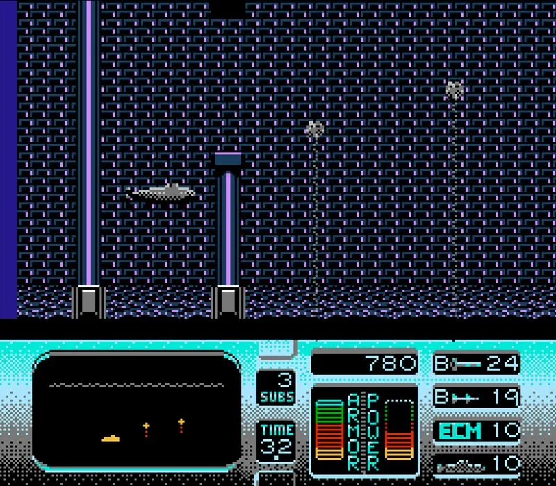 The Hunt for Red October Gioco NES