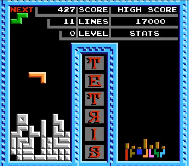 Tetris Atari Gioco NES