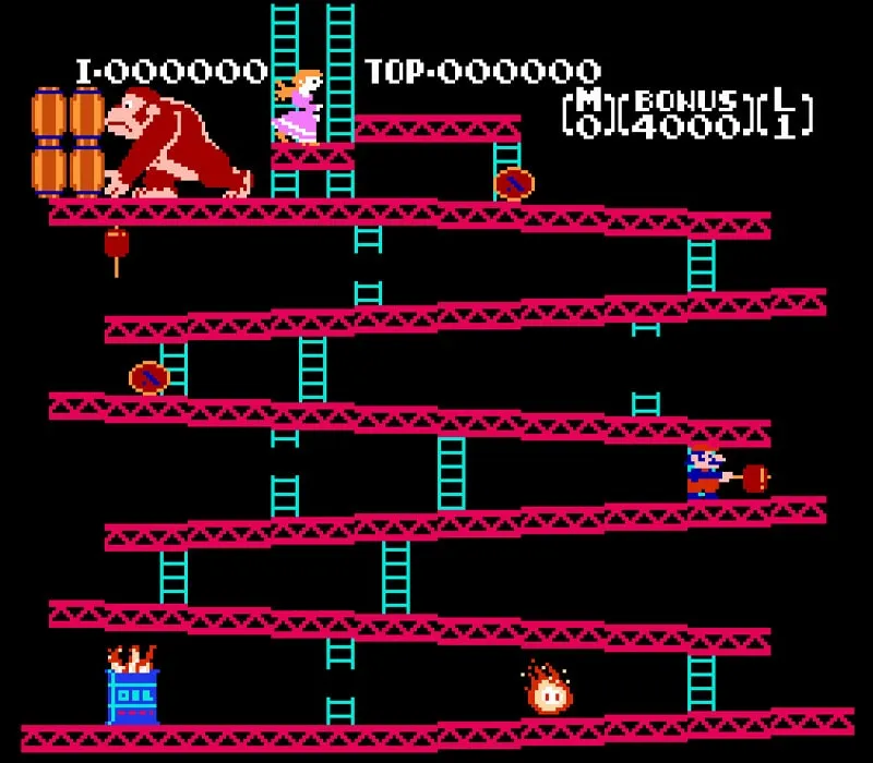 Donkey Kong Jogo NES