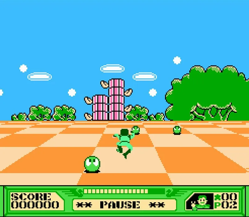 The 3-D Battles of WorldRunner Jogo NES