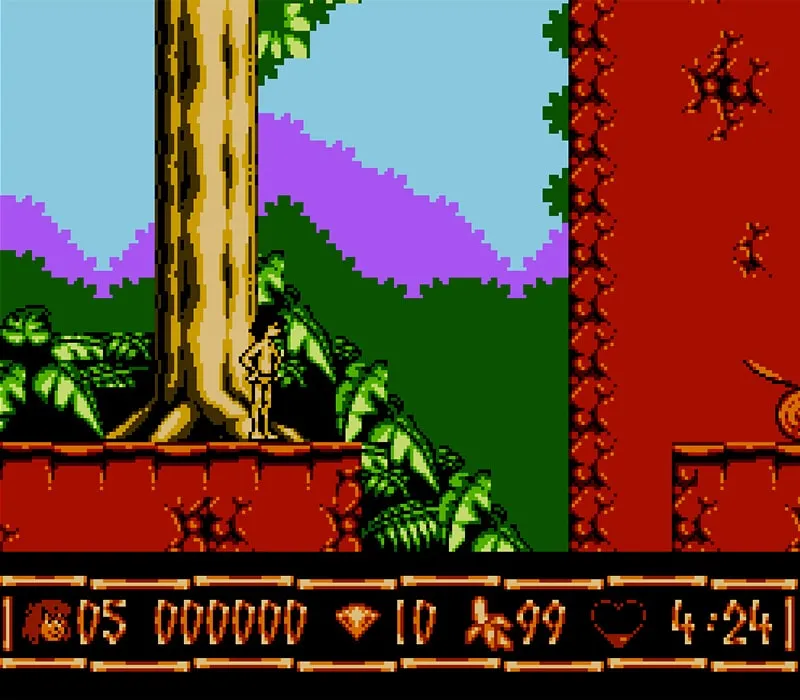The Jungle Book NES Game