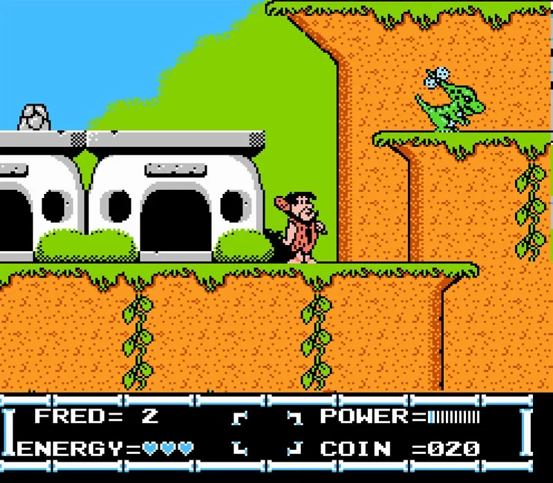 The Flintstones: The Rescue of Dino & Hoppy NES Game