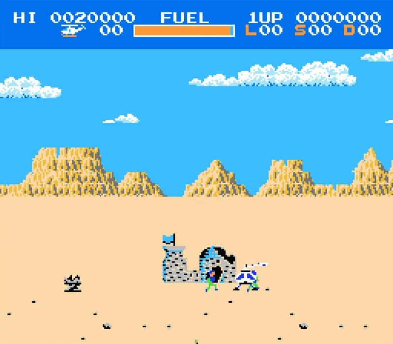 Choplifter NES Game