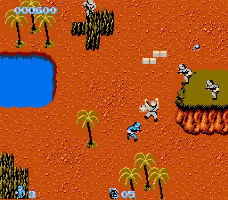 Commando NES Game