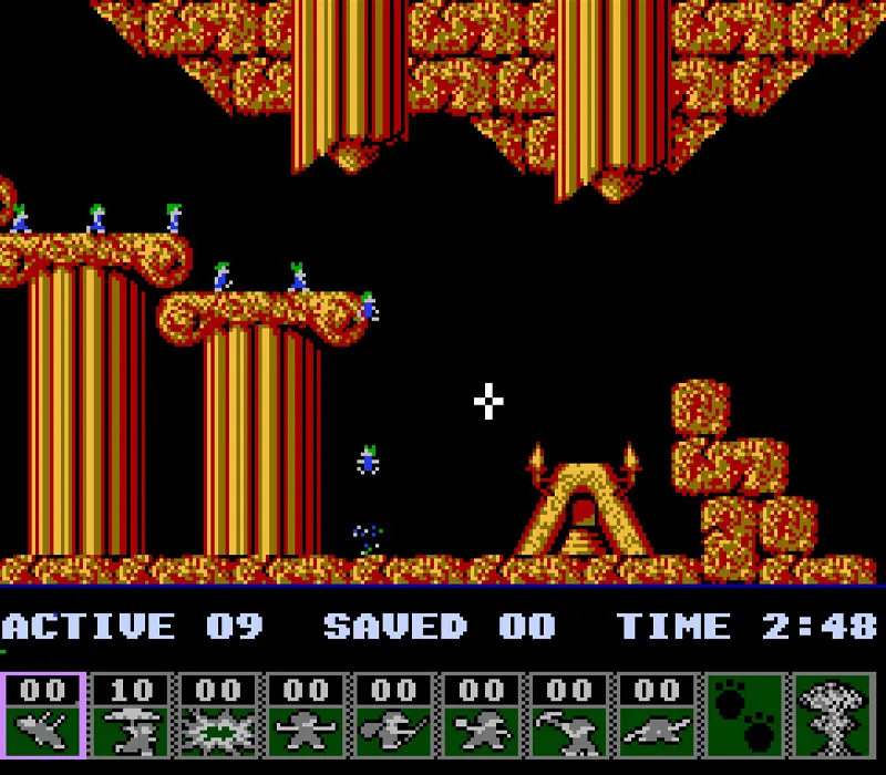 Lemmings NES Game