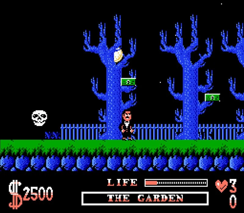 The Addams Family NES Oyunu