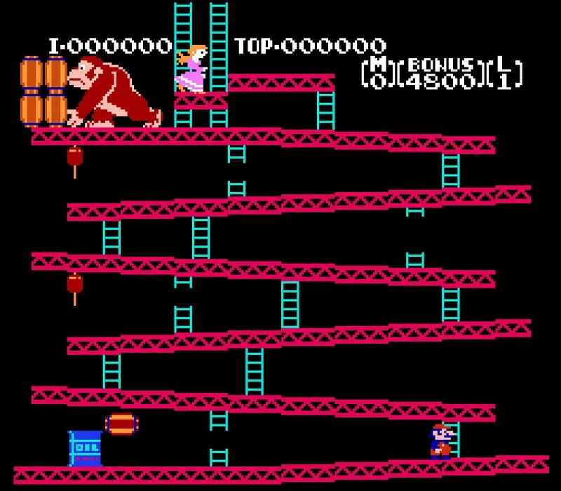 Donkey Kong NES Oyunu